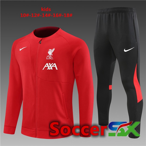 FC Liverpool Kids Training Jacket Suit Red 2022/2023