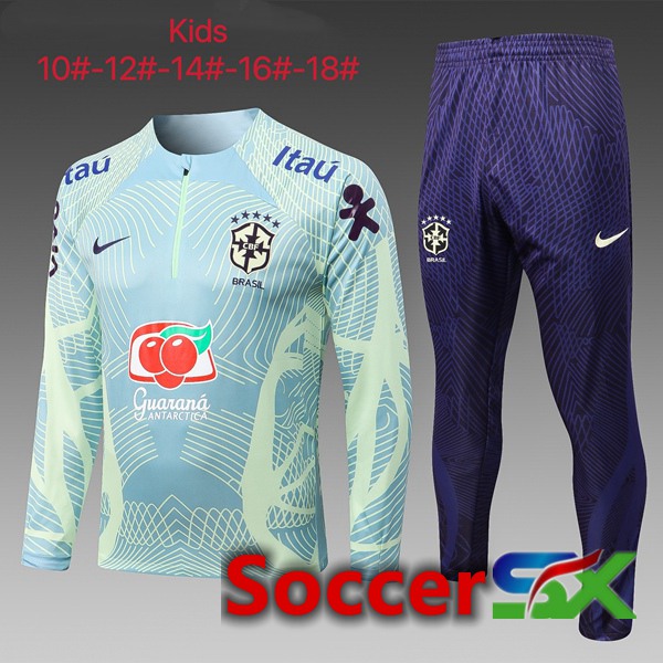 FC Barcelona Kids Training Jacket Suit Green 2022/2023