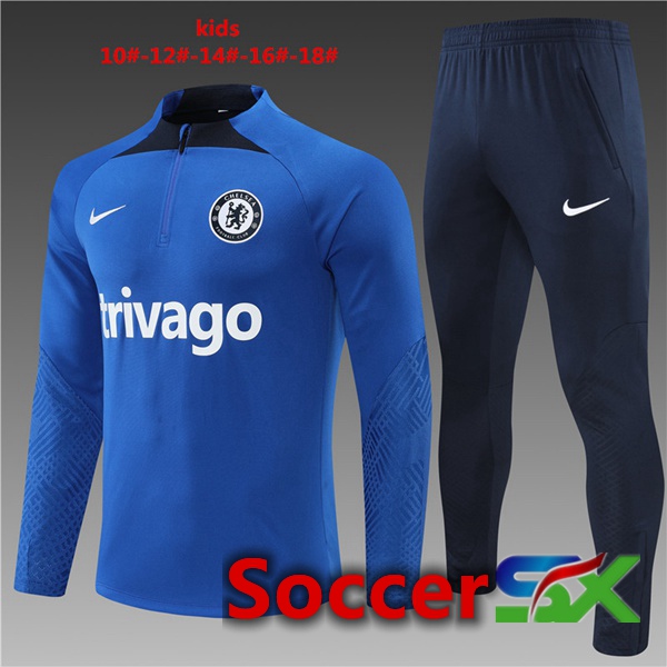 FC Chelsea Kids Training Tracksuit Blue 2022/2023