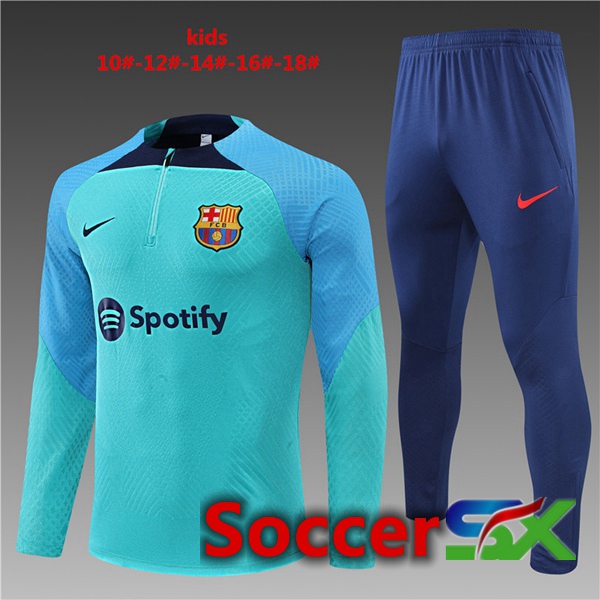 FC Barcelona Kids Training Tracksuit Blue 2022/2023