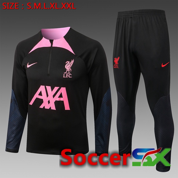 FC Liverpool Kids Training Jacket Suit Black 2022/2023