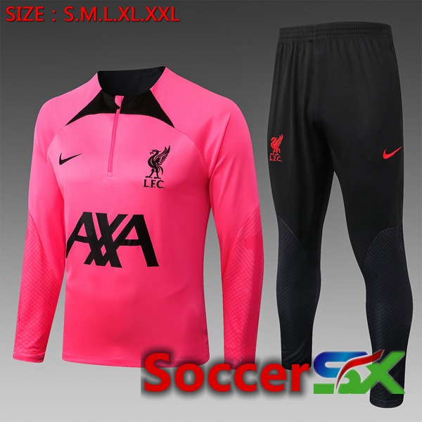 FC Liverpool Kids Training Jacket Suit Pink 2022/2023
