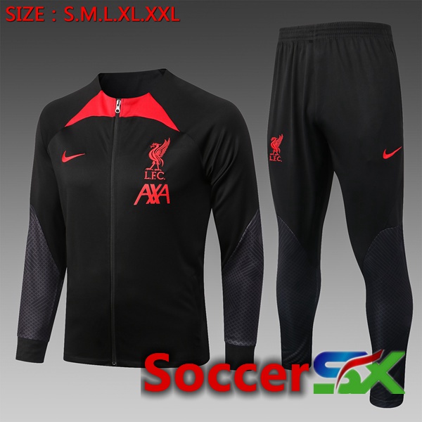 FC Liverpool Kids Training Jacket Suit Black 2022/2023