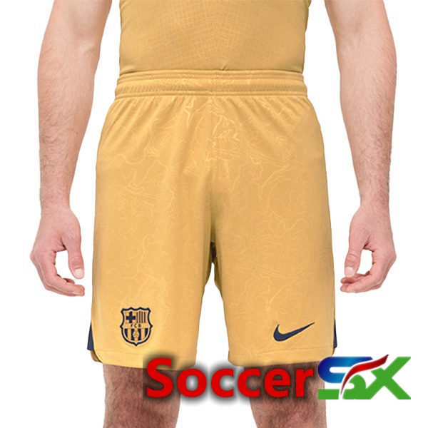 FC Barcelona Soccer Shorts Away Yellow 2022/2023