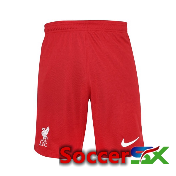 FC Liverpool Soccer Shorts Home Red 2022/2023