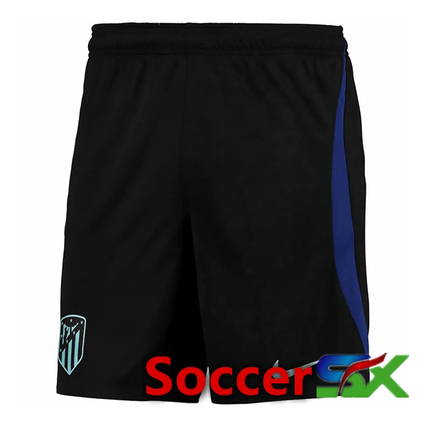 Atletico Madrid Soccer Shorts Away Black 2022/2023