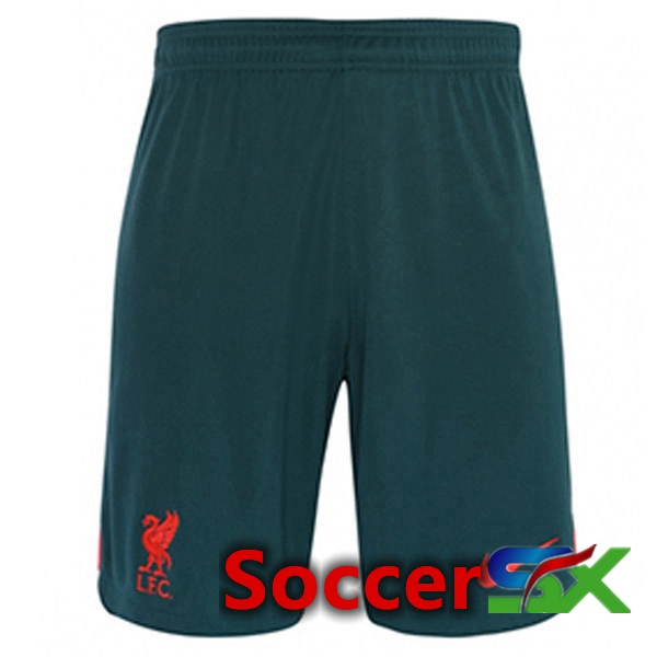 FC Liverpool Soccer Shorts Third Green 2022/2023