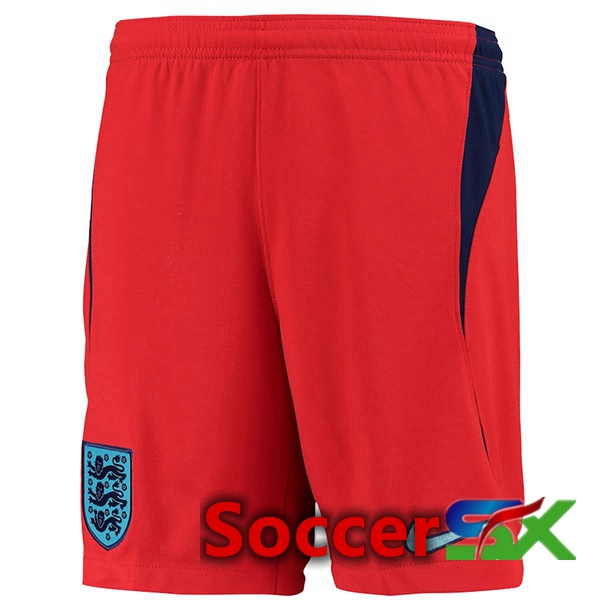 England Soccer Shorts Away Red 2022/2023