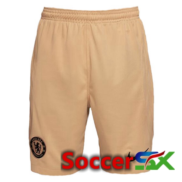 FC Chelsea Soccer Shorts Third Brown 2022/2023