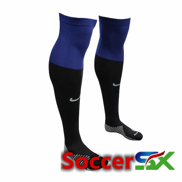 Atletico Madrid Soccer Socks Away Black 2022/2023