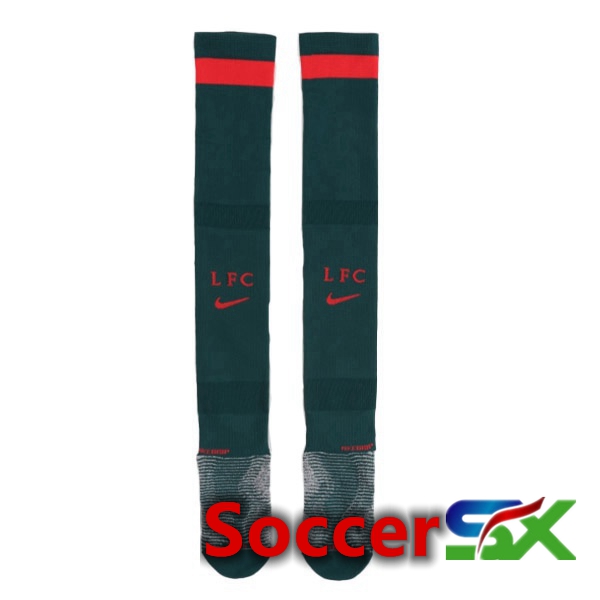 FC Liverpool Soccer Socks Third Green 2022/2023