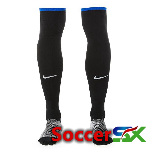 Inter Milan Soccer Socks Home Black 2022/2023