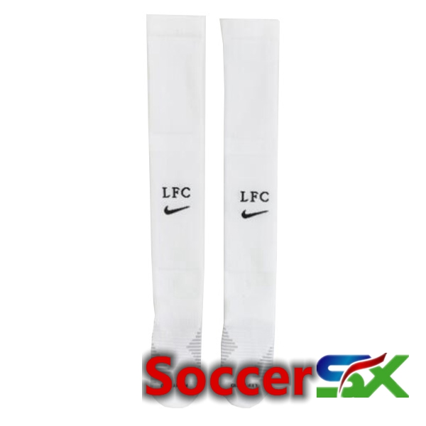 FC Liverpool Soccer Socks Away White 2022/2023