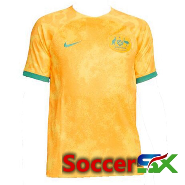Australia Home Jersey Yellow World Cup 2022