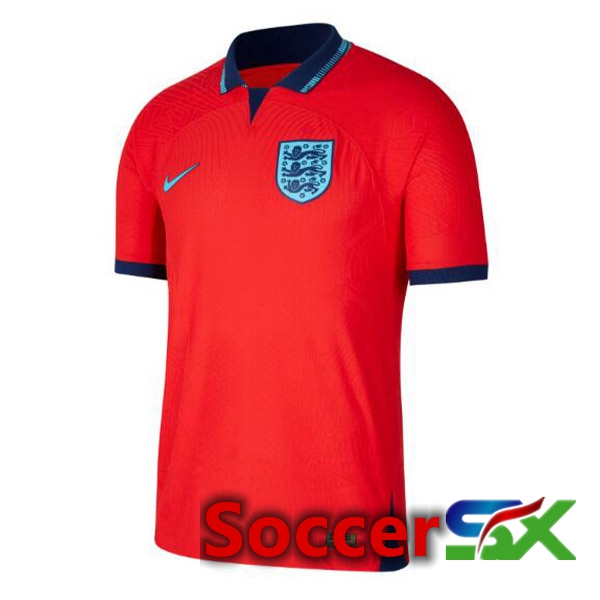England Away Jersey Red World Cup 2022
