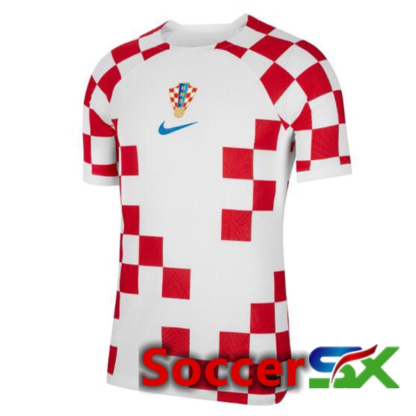 Croatia Home Jersey White Red World Cup 2022