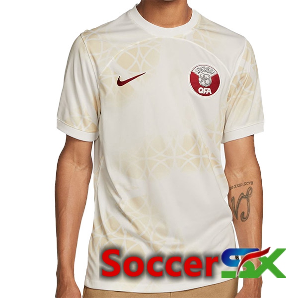 Qatar Away Jersey White World Cup 2022