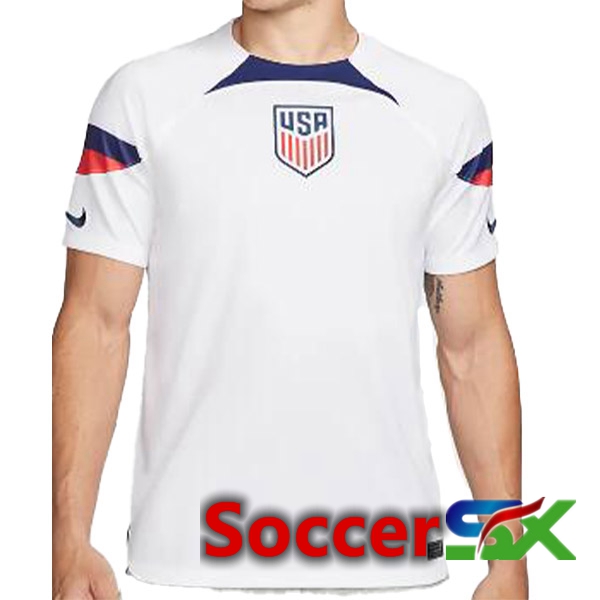 USA Home Jersey White World Cup 2022