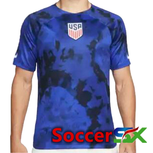 USA Away Jersey Blue World Cup 2022