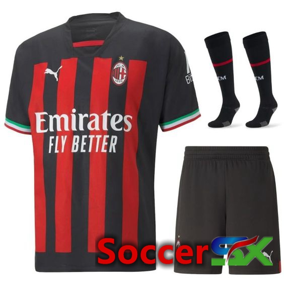AC Milan Home Jersey (Shorts + Sock) 2022/2023