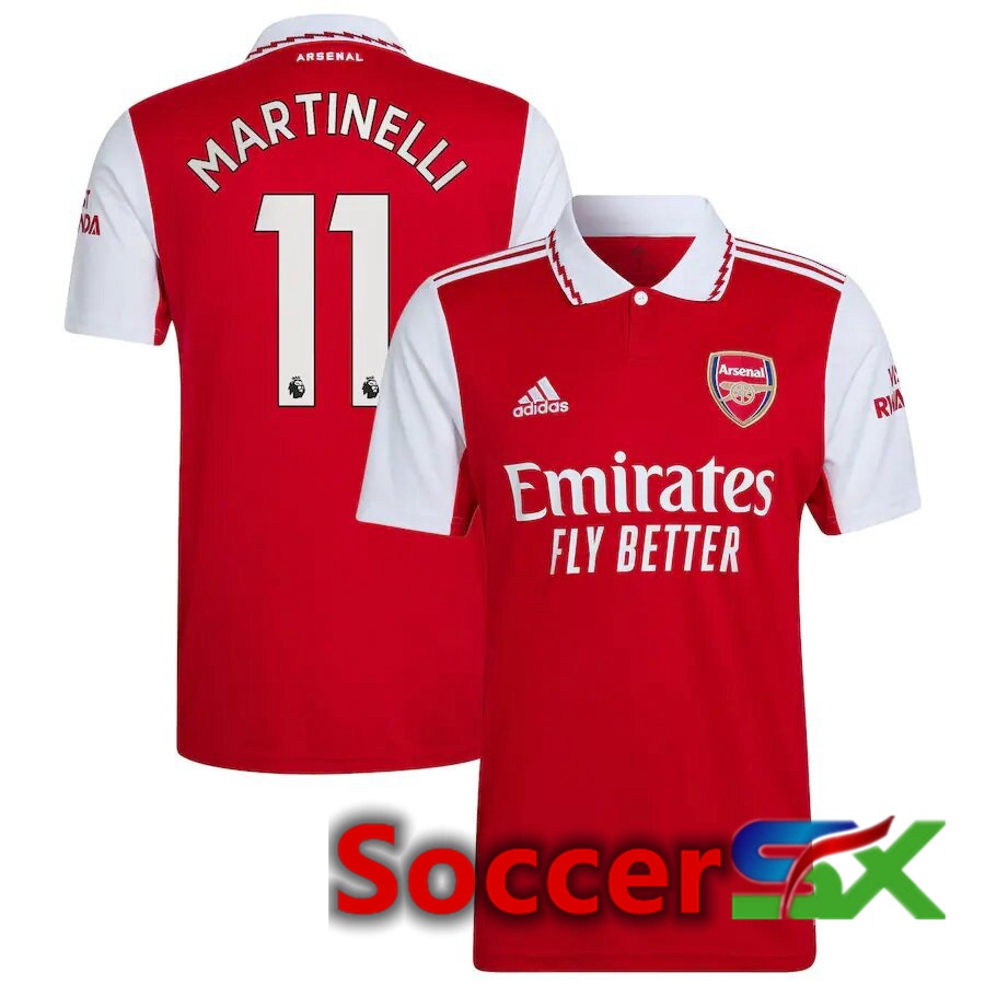 Arsenal (MARTINELLI 11) Home Jersey 2022/2023