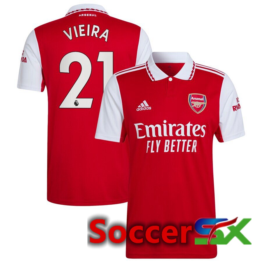 Arsenal (VIEIRA 21) Home Jersey 2022/2023