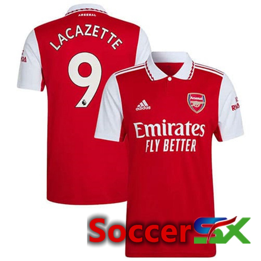 Arsenal (LACAZETTE 9) Home Jersey 2022/2023