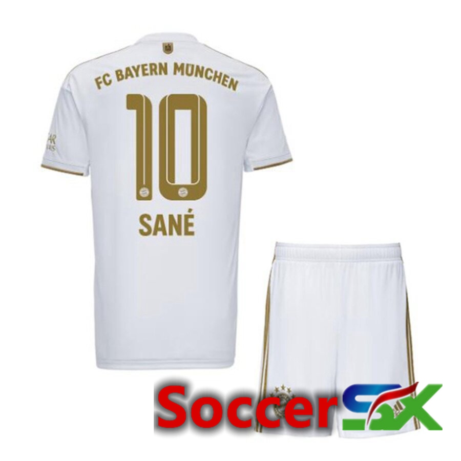 Bayern Munich (SANÉ 10) Kids Away Jersey 2022/2023