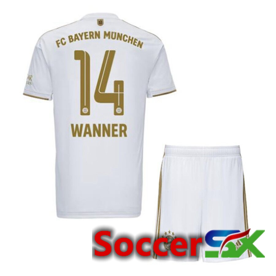 Bayern Munich (WANNER 14) Kids Away Jersey 2022/2023