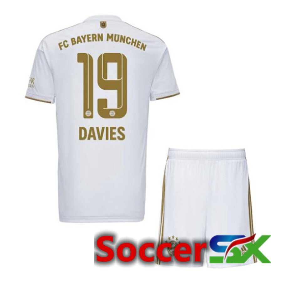 Bayern Munich (DAVIES 19) Kids Away Jersey 2022/2023