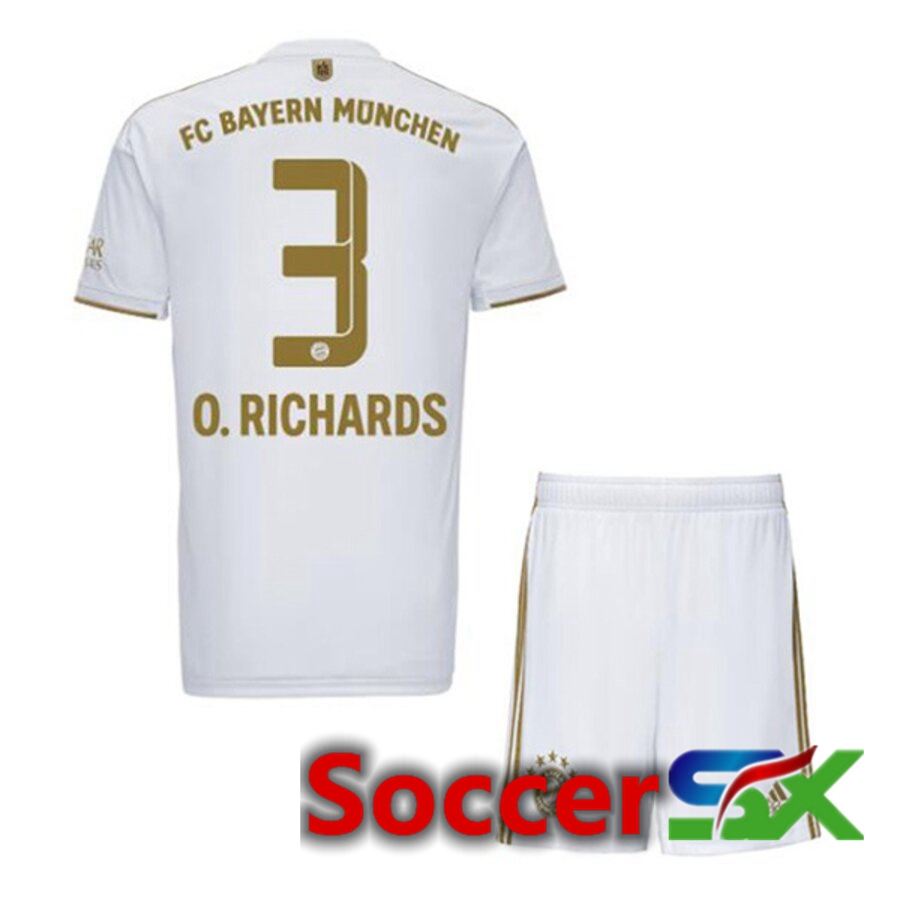Bayern Munich (O. RICHARDS 3) Kids Away Jersey 2022/2023