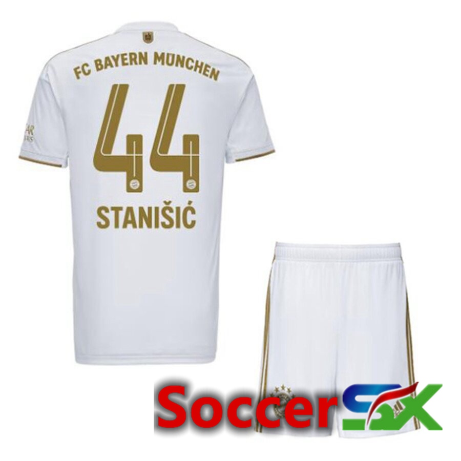 Bayern Munich (STANIŠIĆ 44) Kids Away Jersey 2022/2023