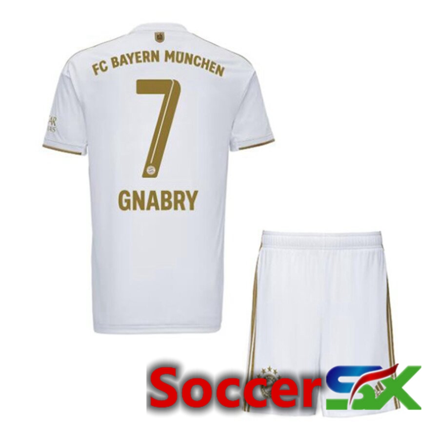 Bayern Munich (GNABRY 7) Kids Away Jersey 2022/2023