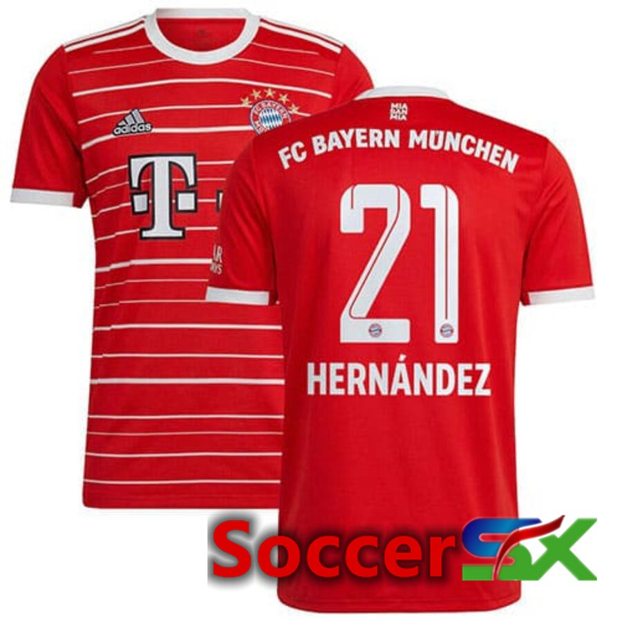 Bayern Munich (HERNÁNDEZ 21) Home Jersey 2022/2023