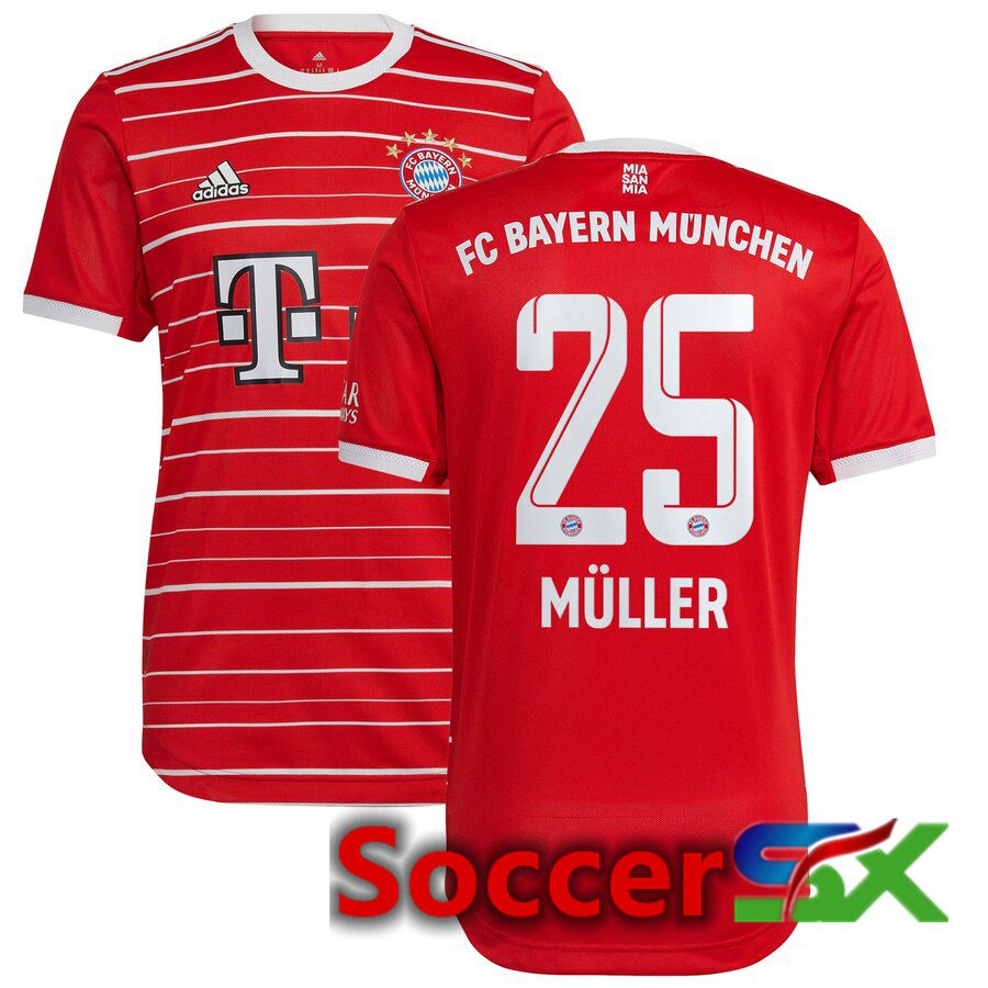 Bayern Munich (MÜLLER 25) Home Jersey 2022/2023