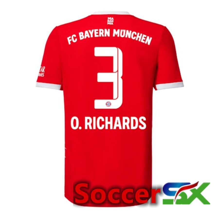 Bayern Munich (O. RICHARDS 3) Home Jersey 2022/2023