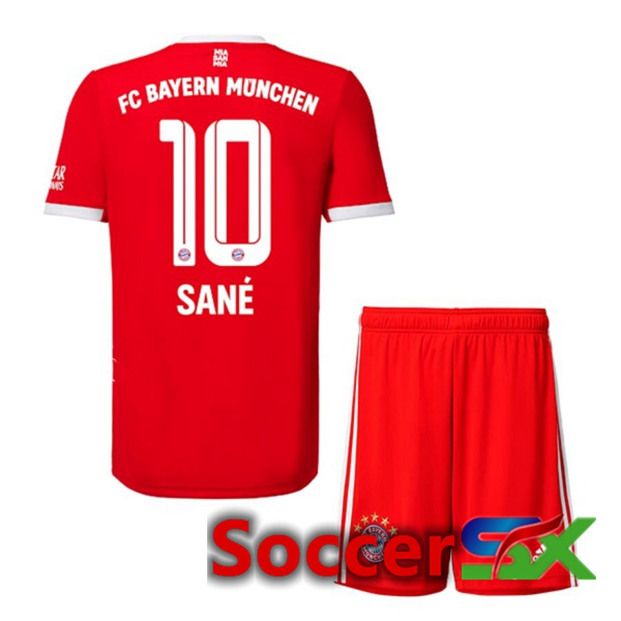 Bayern Munich (SANÉ 10) Kids Home Jersey 2022/2023