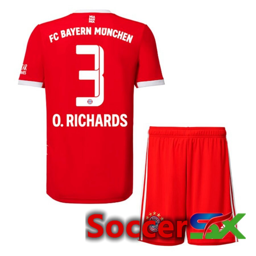 Bayern Munich (O. RICHARDS 3) Kids Home Jersey 2022/2023
