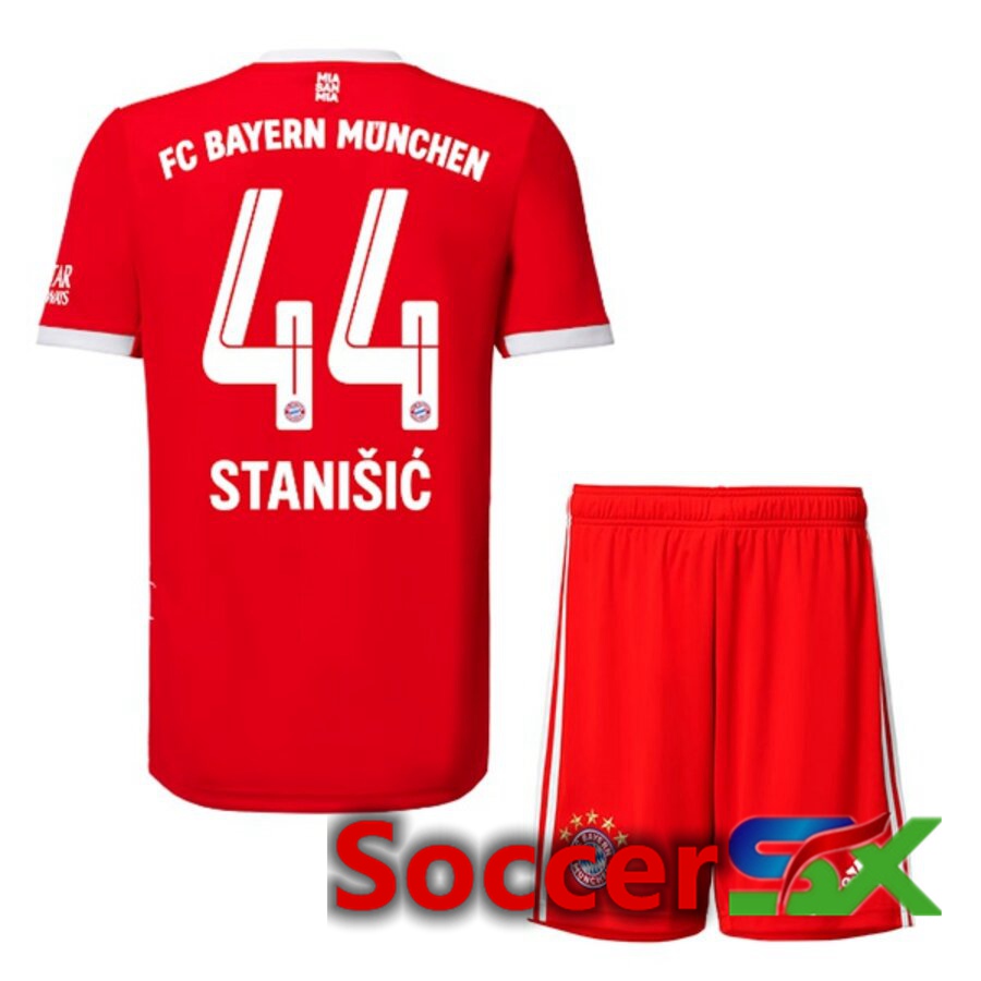 Bayern Munich (STANIŠIĆ 44) Kids Home Jersey 2022/2023