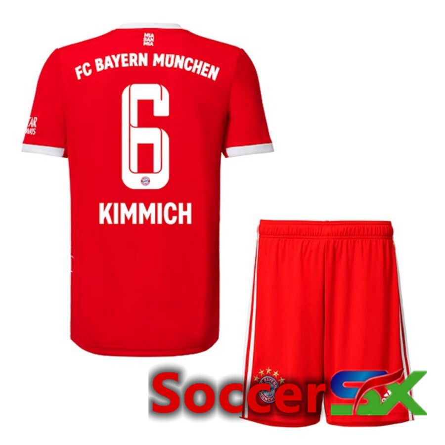 Bayern Munich (KIMMICH 6) Kids Home Jersey 2022/2023