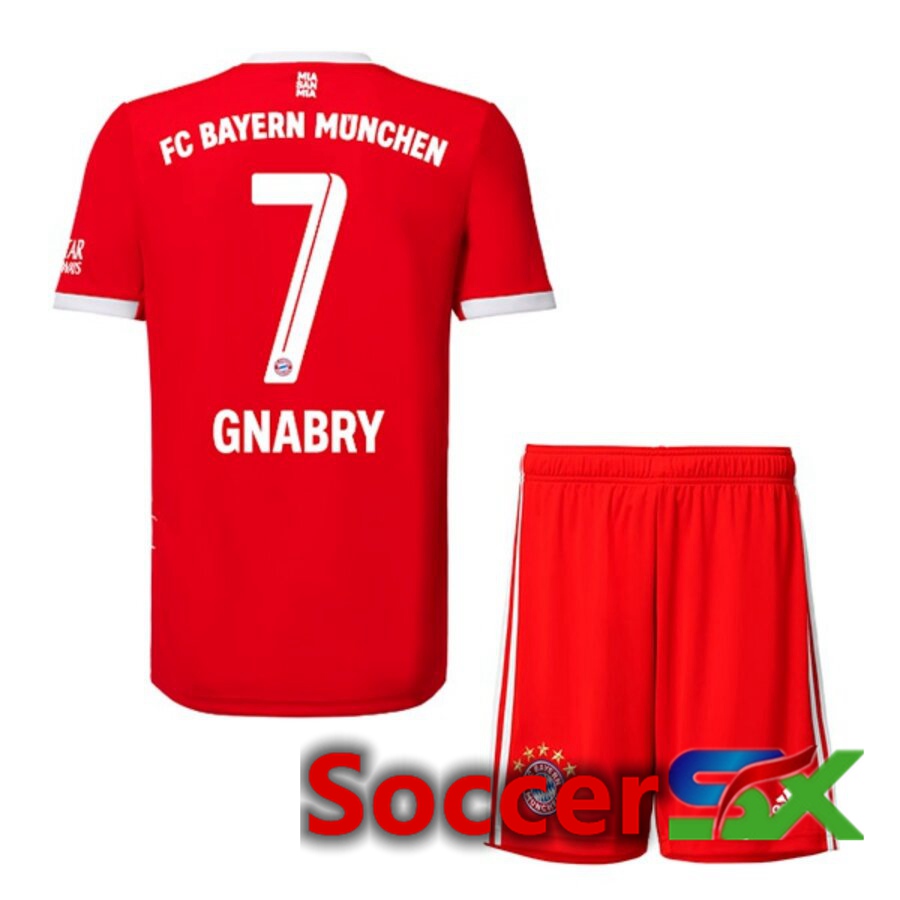 Bayern Munich (GNABRY 7) Kids Home Jersey 2022/2023