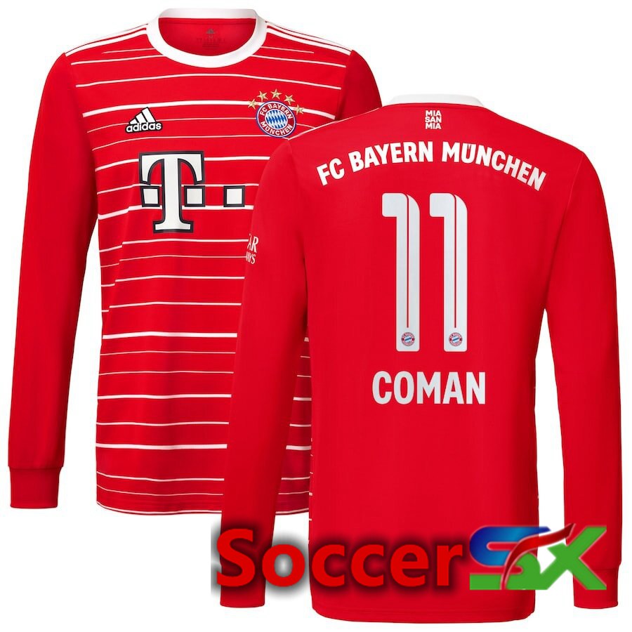 Bayern Munich (COMAN 11) Home Jersey Long sleeve 2022/2023