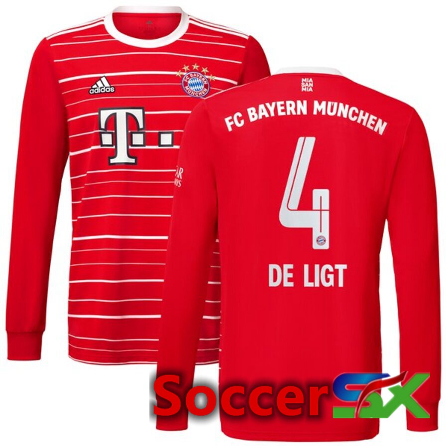 Bayern Munich (SÜLE 4) Home Jersey Long sleeve 2022/2023