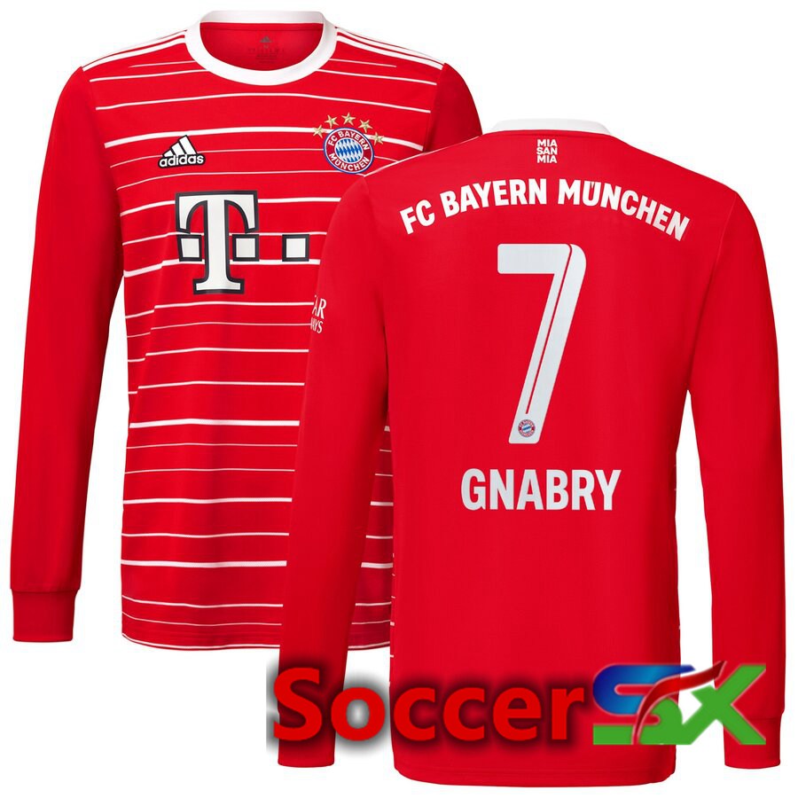 Bayern Munich (GNABRY 7) Home Jersey Long sleeve 2022/2023