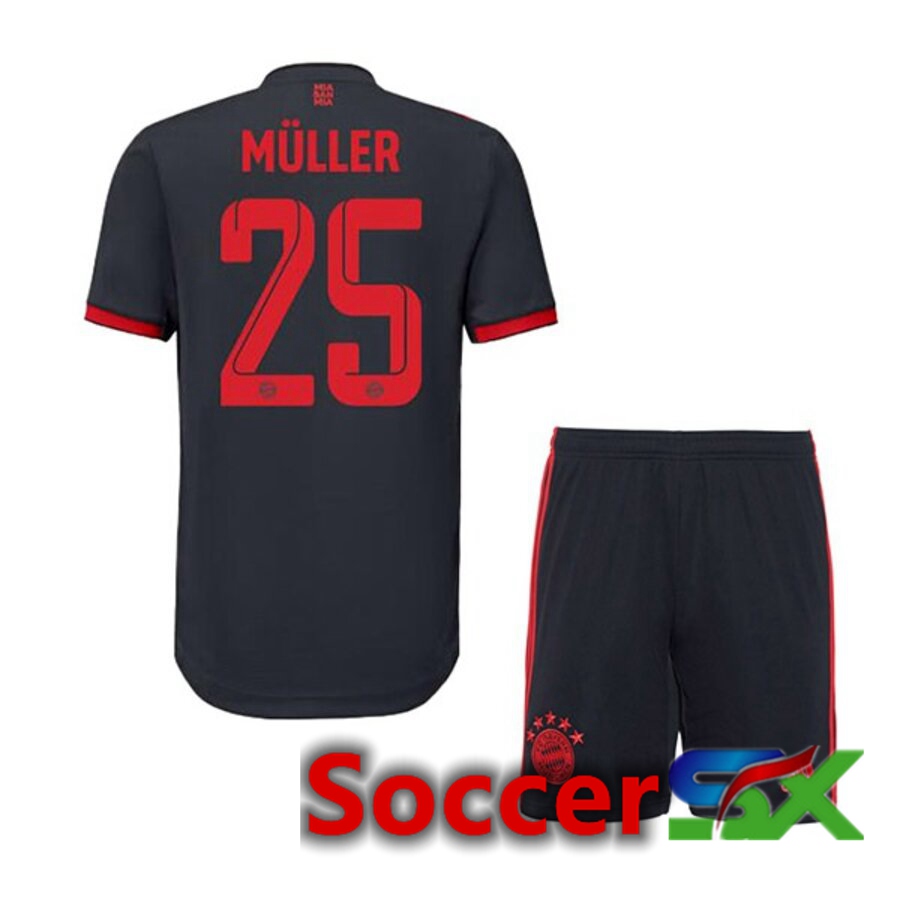 Bayern Munich (MÜLLER 25) Kids Third Jersey 2022/2023
