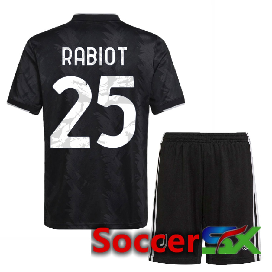 Juventus (Rabiot 25) Kids Away Jersey 2022/2023