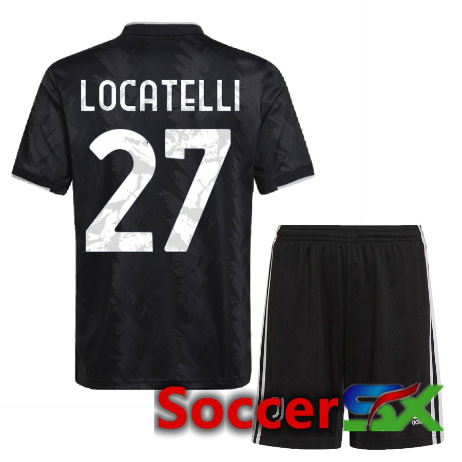 Juventus (Locatelli 27) Kids Away Jersey 2022/2023