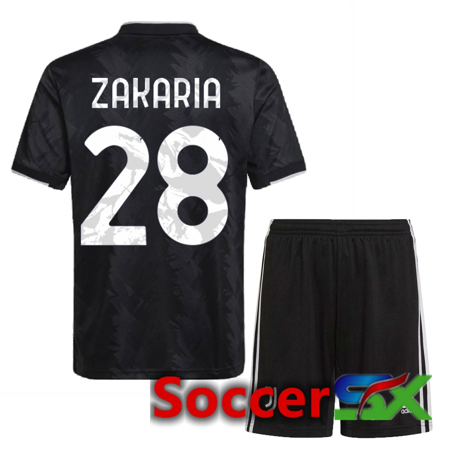 Juventus (Zakaria 28) Kids Away Jersey 2022/2023