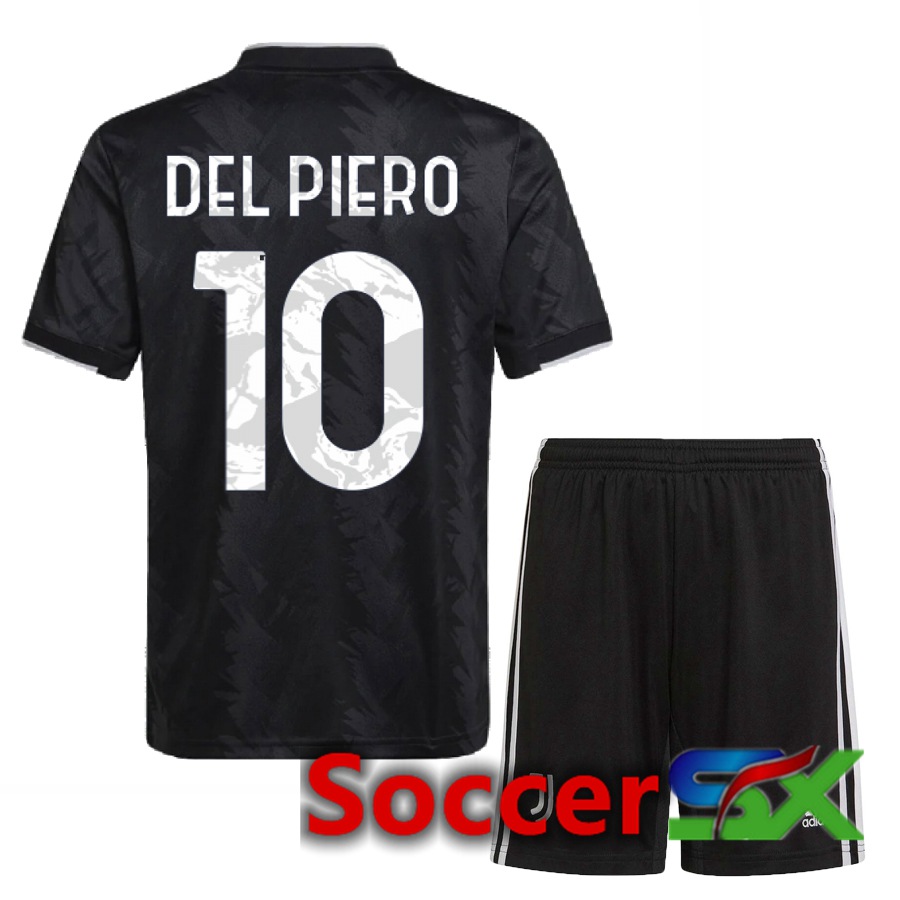 Juventus (Del Piero 10) Kids Away Jersey 2022/2023