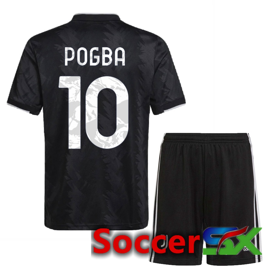 Juventus (Pogba 10) Kids Away Jersey 2022/2023